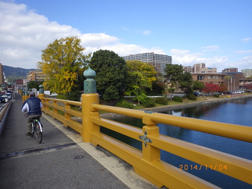 瀬田川　河畔チャリ行