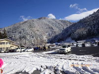 今日も雪