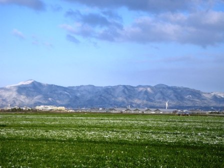 雪を纏う比叡山