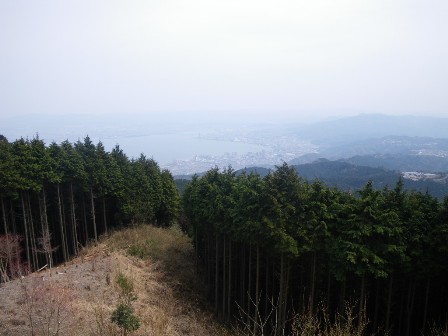 比叡山延暦寺からガーデンミュージアム比叡方面