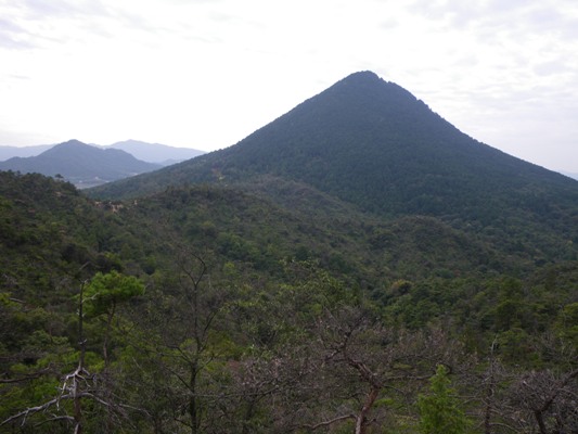 三上山から妙光寺山方面へ
