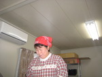 地元の蕎麦打ち