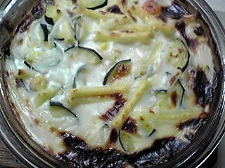 ズッキーニのグラタン